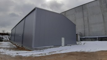 Neubau einer Leichtbauhalle, Neenstetten